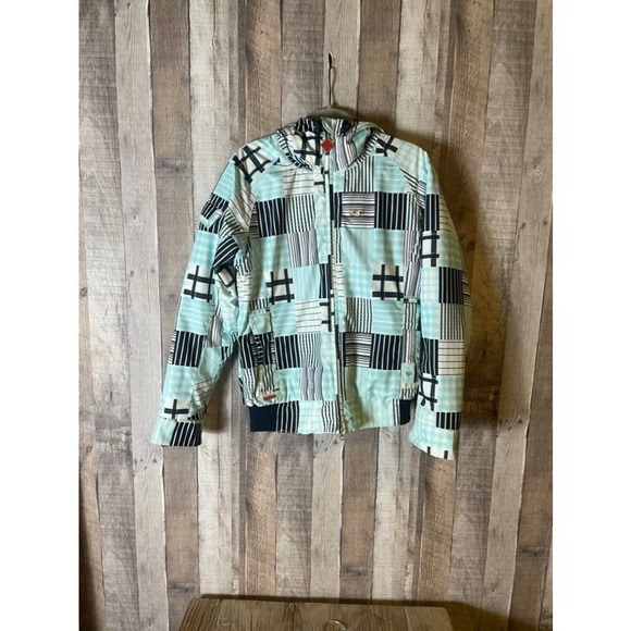 Four Square Hooded Snow Board Outerwear Jacket - Picture 1 of 8